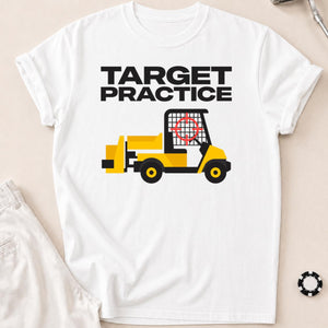 Target Practice Forklift Crosshair Golf Tee