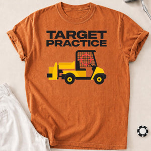 Target Practice Forklift Crosshair Golf Tee