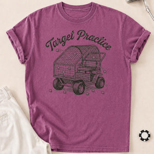Target Practice Golf Cart Ball Cage Golf Tee