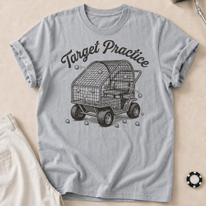 Target Practice Golf Cart Ball Cage Golf Tee