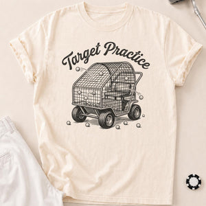 Target Practice Golf Cart Ball Cage Golf Tee