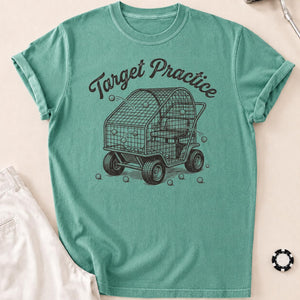 Target Practice Golf Cart Ball Cage Golf Tee