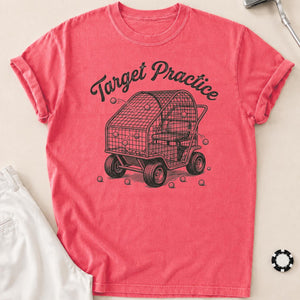 Target Practice Golf Cart Ball Cage Golf Tee