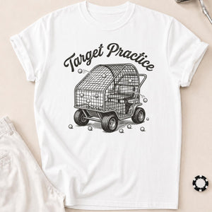 Target Practice Golf Cart Ball Cage Golf Tee