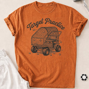 Target Practice Golf Cart Ball Cage Golf Tee