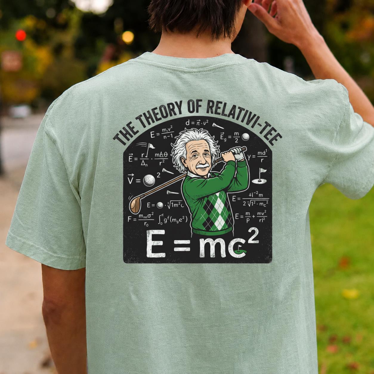 Theory Of Relativity E=MC2 Golf Tee