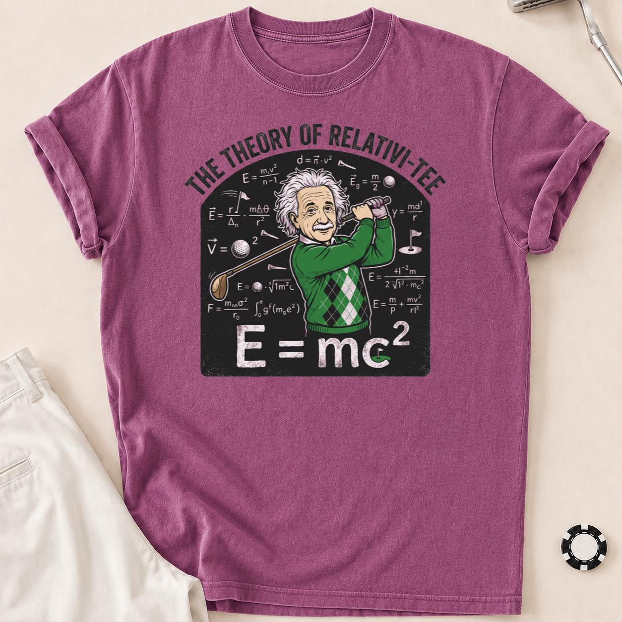Theory Of Relativity E=MC2 Golf Tee