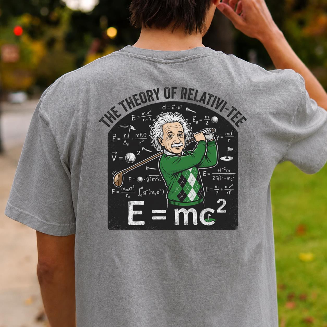 Theory Of Relativity E=MC2 Golf Tee