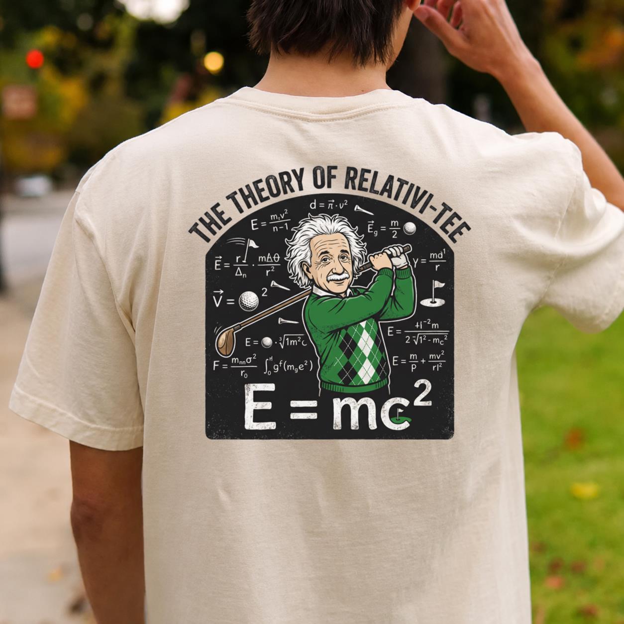 Theory Of Relativity E=MC2 Golf Tee