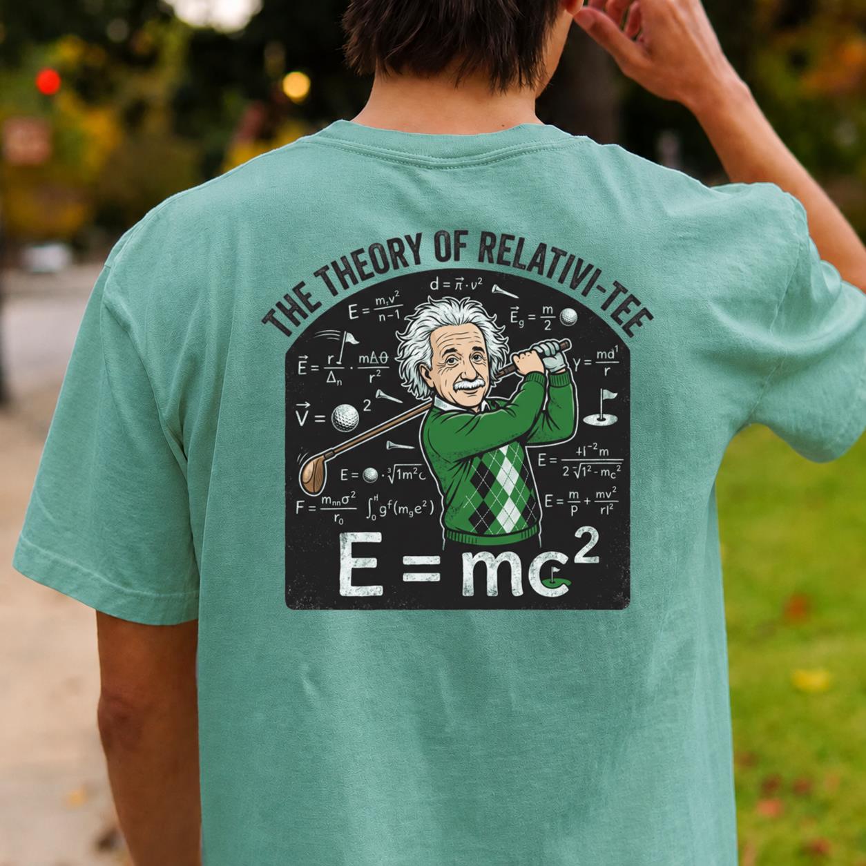 Theory Of Relativity E=MC2 Golf Tee