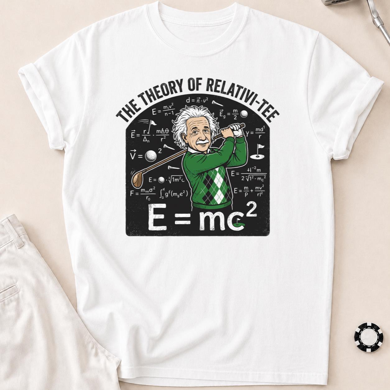 Theory Of Relativity E=MC2 Golf Tee
