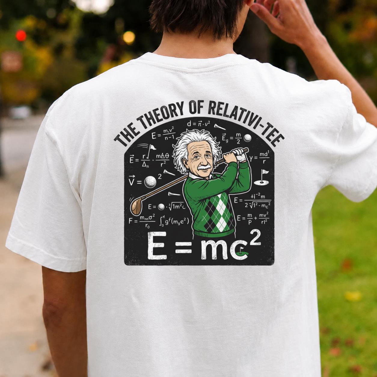 Theory Of Relativity E=MC2 Golf Tee