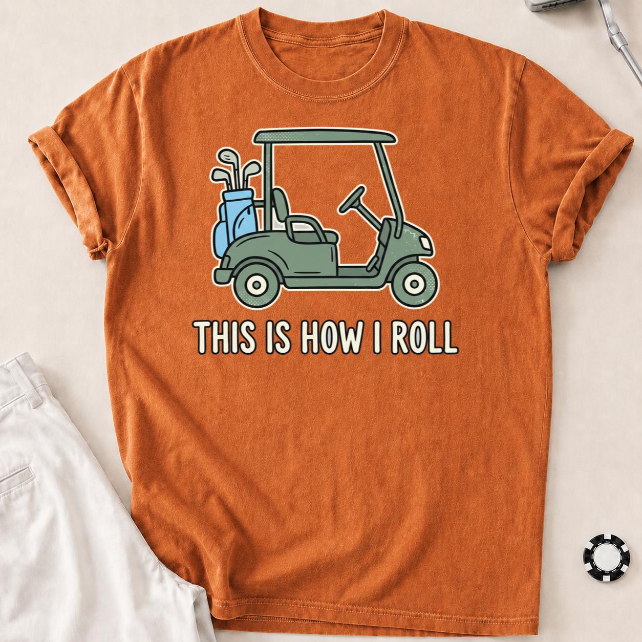 This Is How I Roll Vintage Golf Tee