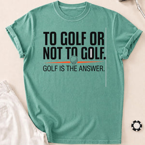 To Golf Or Not To Golf