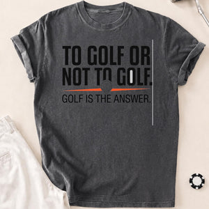 To Golf Or Not To Golf