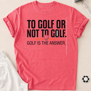 To Golf Or Not To Golf