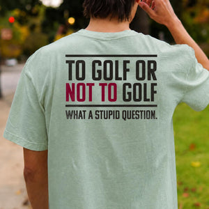 To Golf Or Not To Golf V2
