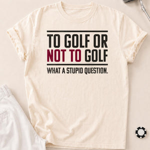 To Golf Or Not To Golf V2