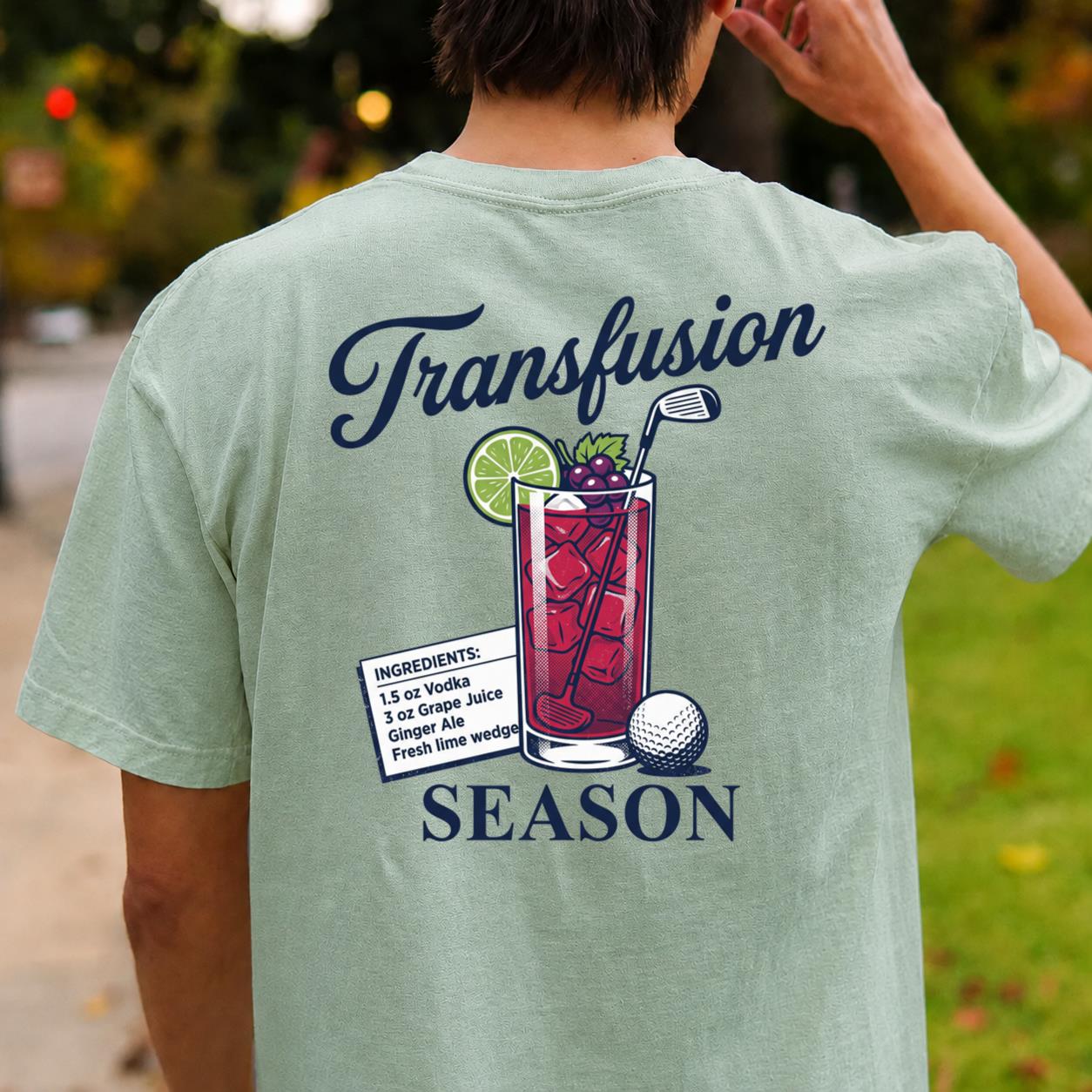Transfusion Season Golf Tee Color