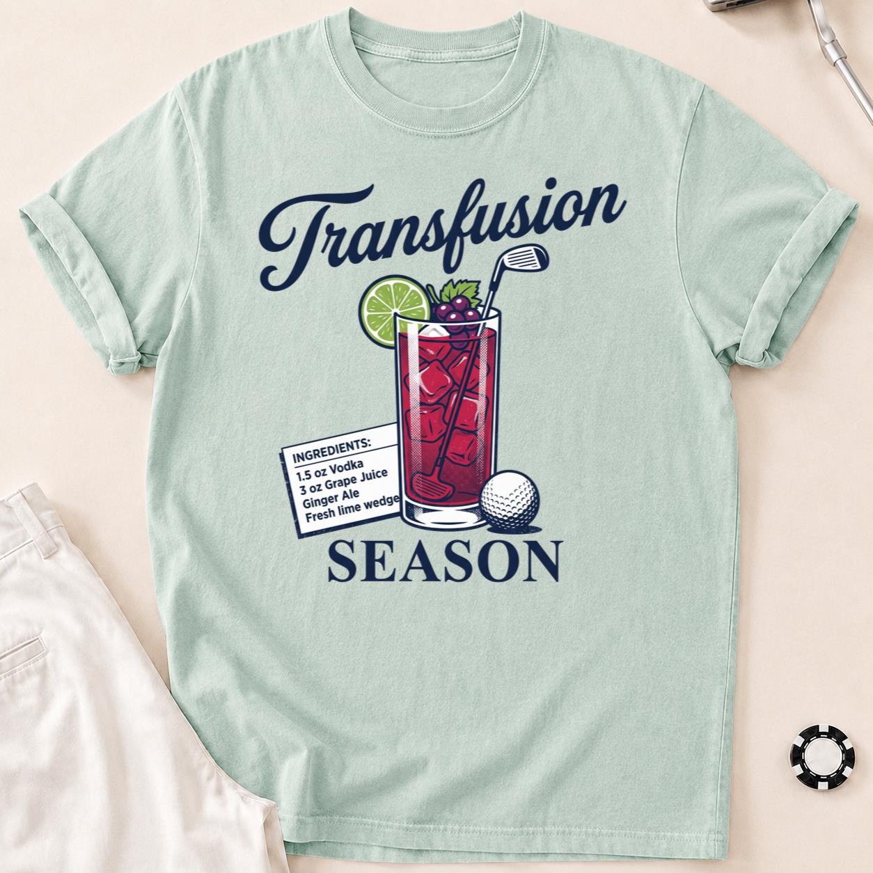 Transfusion Season Golf Tee Color