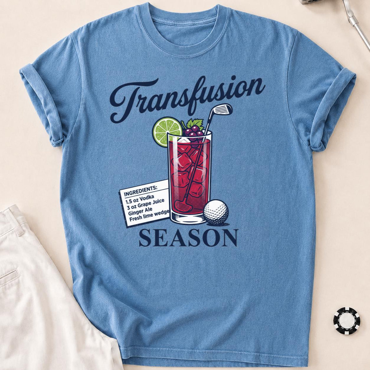 Transfusion Season Golf Tee Color
