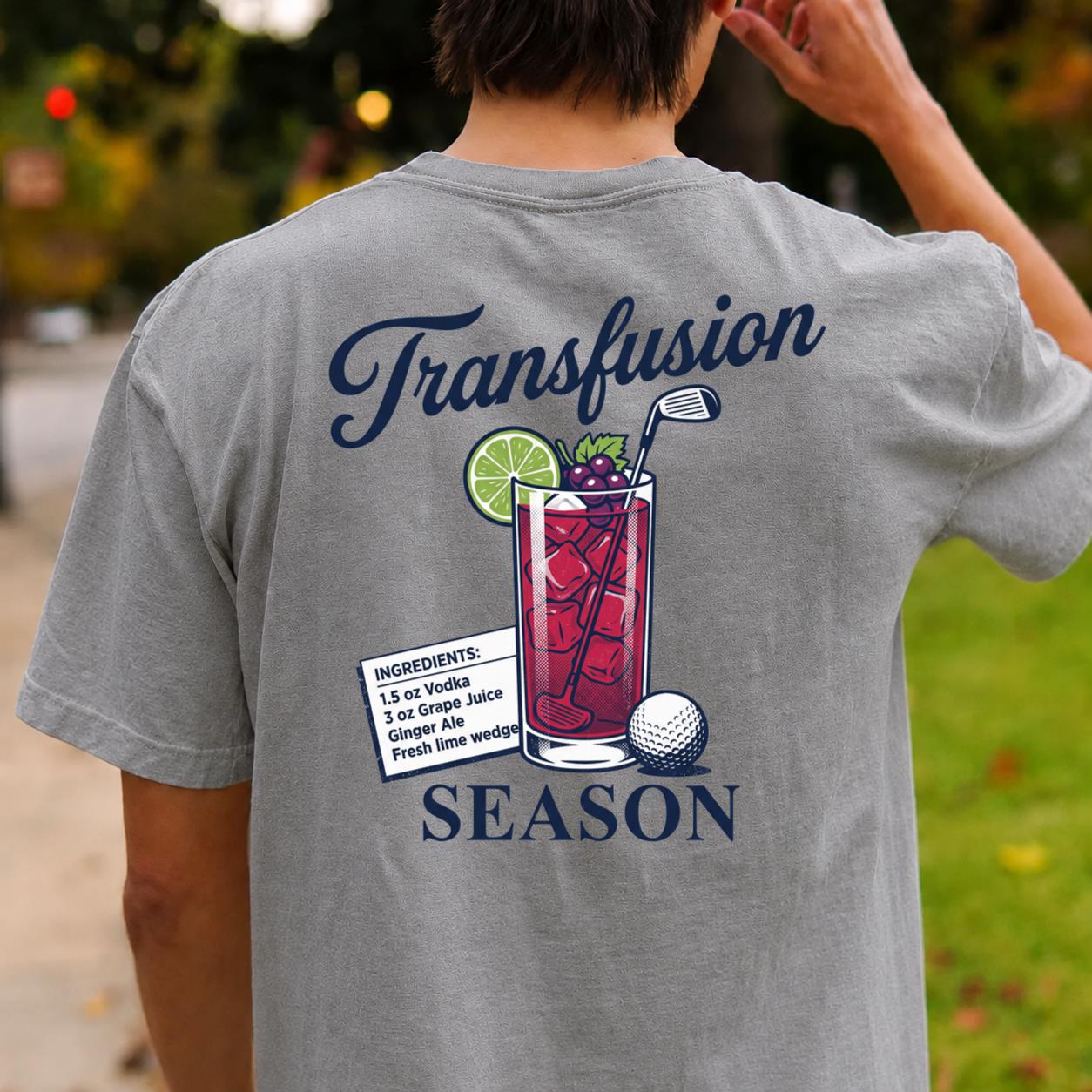 Transfusion Season Golf Tee Color