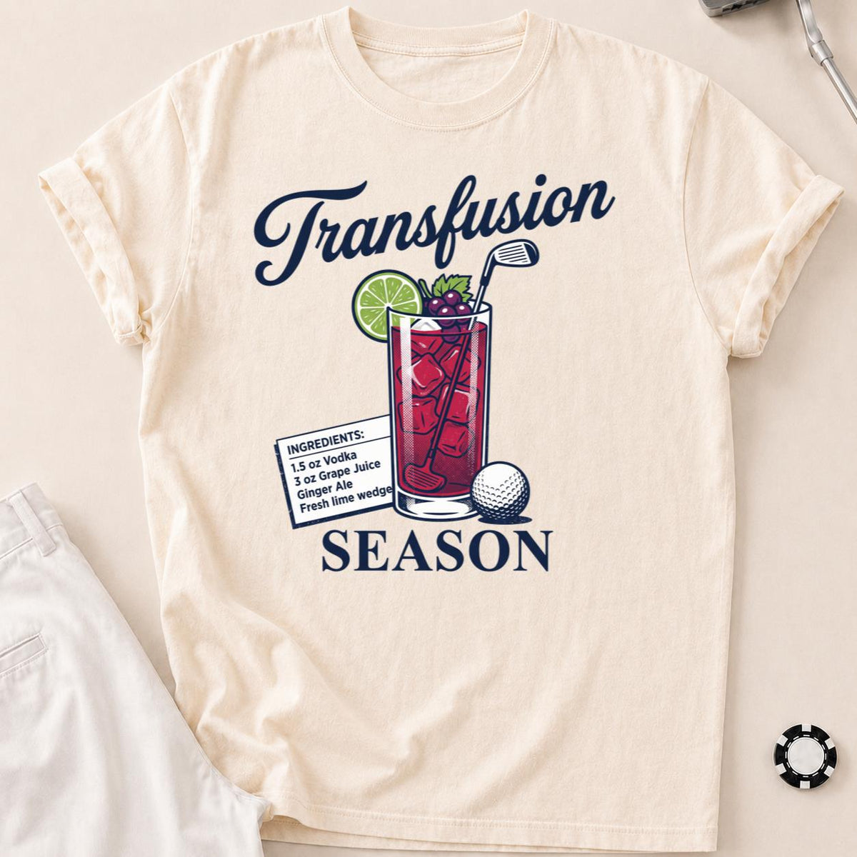 Transfusion Season Golf Tee Color