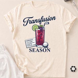 Transfusion Season Golf Tee Color