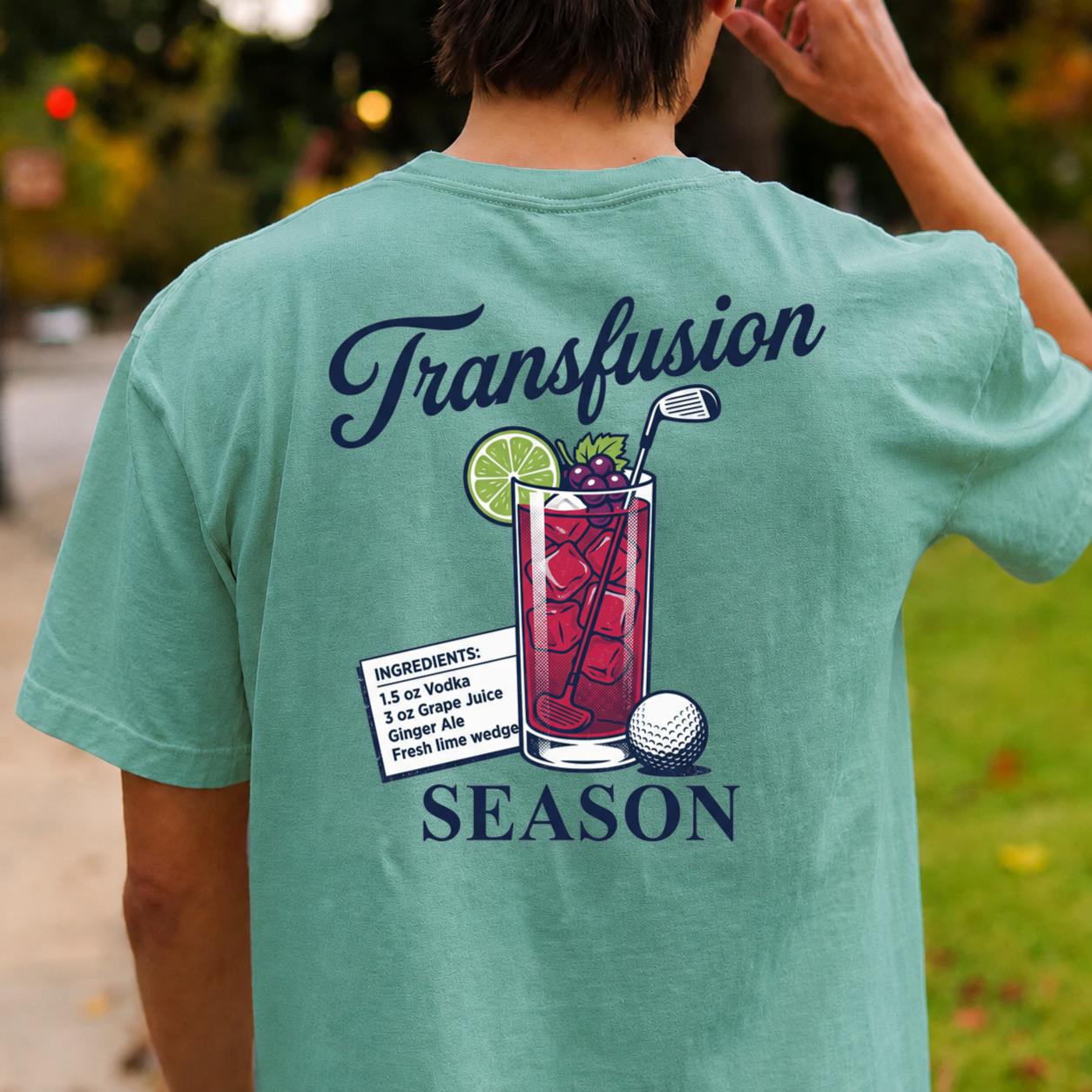 Transfusion Season Golf Tee Color