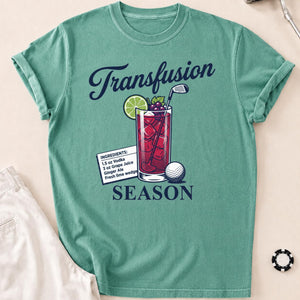 Transfusion Season Golf Tee Color
