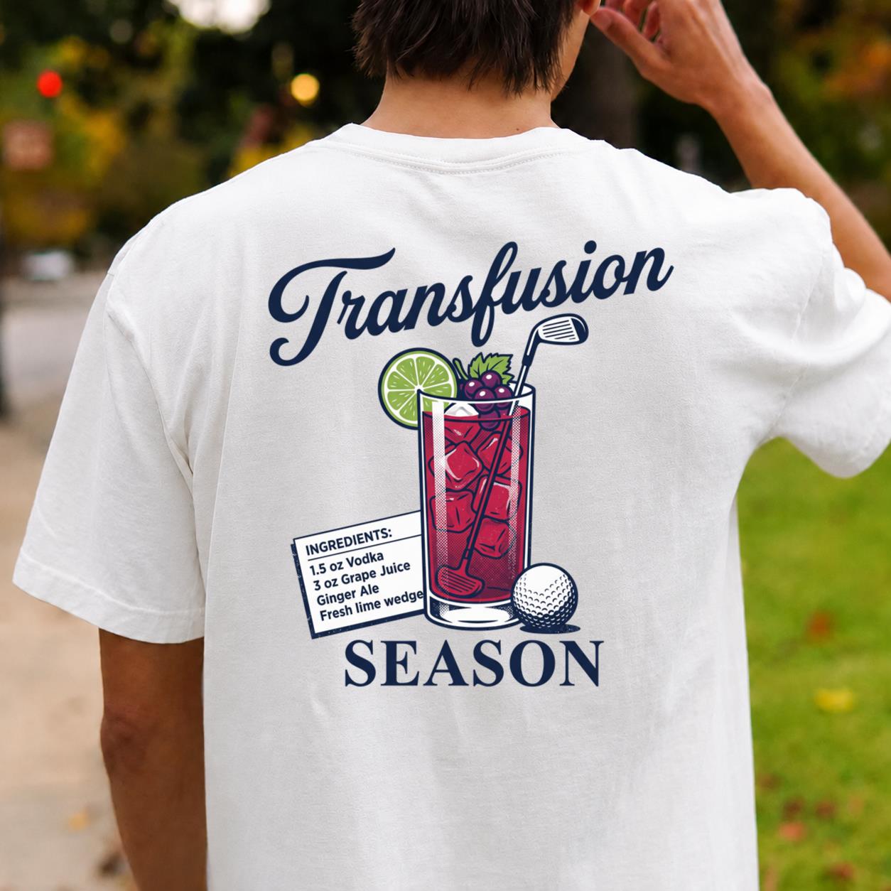 Transfusion Season Golf Tee Color