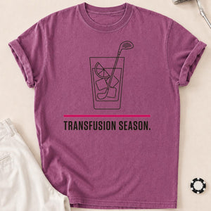 Transfusion Season Golf Tee Line Art