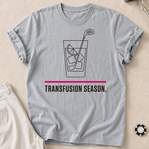 Transfusion Season Golf Tee Line Art