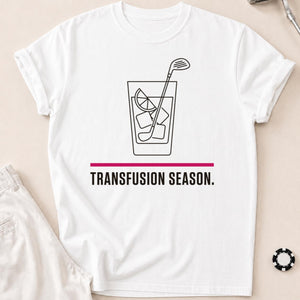 Transfusion Season Golf Tee Line Art