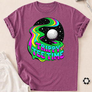 Trippy Tee Time Psychedelic Golf Tee