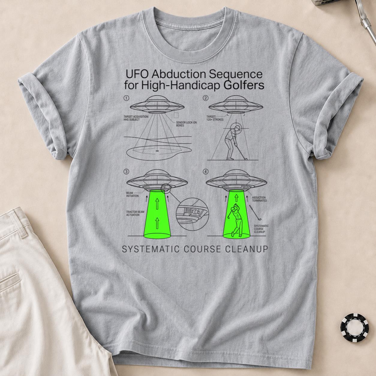 UFO Abduction Sequence For High-Handicap Golfers Golf Tee