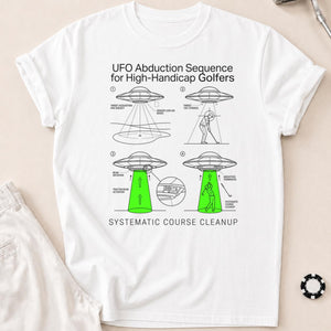 UFO Abduction Sequence For High-Handicap Golfers Golf Tee