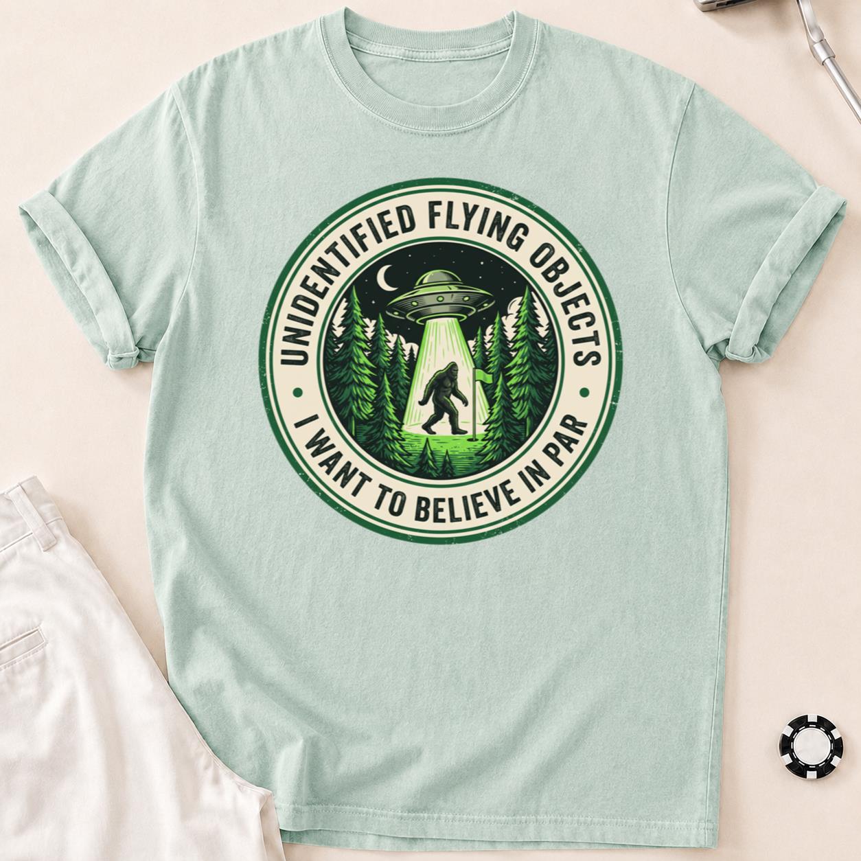 Unidentified Flying Objects I Want To Believe In Par Golf Tee
