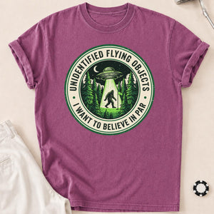Unidentified Flying Objects I Want To Believe In Par Golf Tee