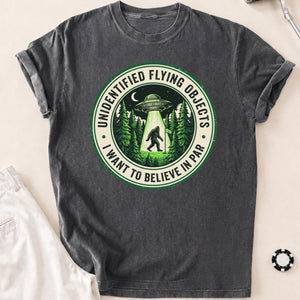 Unidentified Flying Objects I Want To Believe In Par Golf Tee