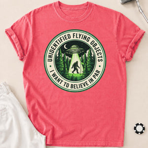 Unidentified Flying Objects I Want To Believe In Par Golf Tee