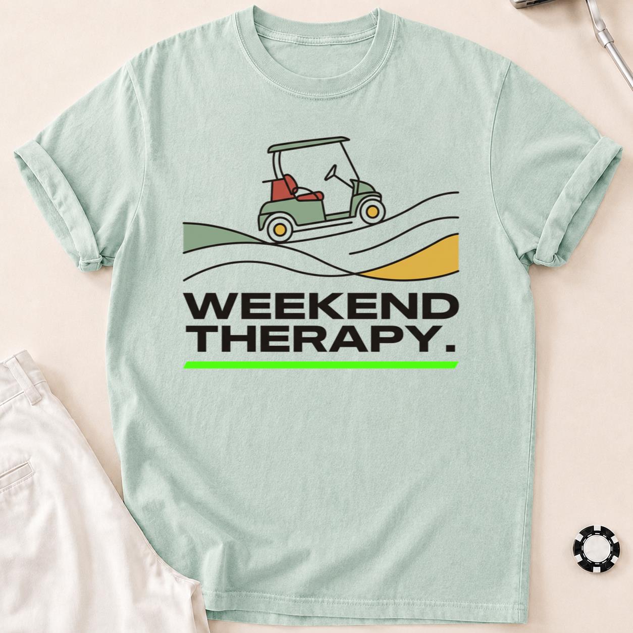 Weekend Therapy Golf Cart Tee