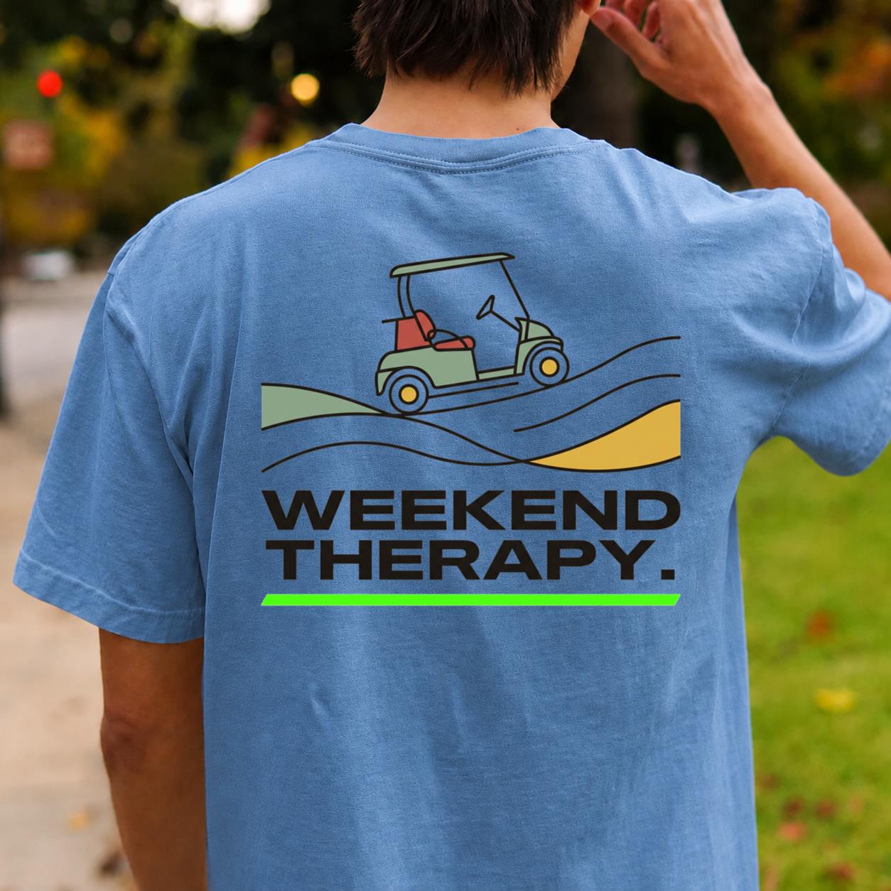 Weekend Therapy Golf Cart Tee