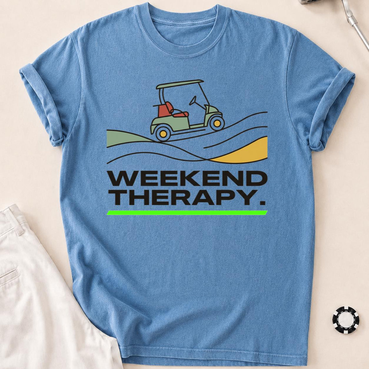 Weekend Therapy Golf Cart Tee