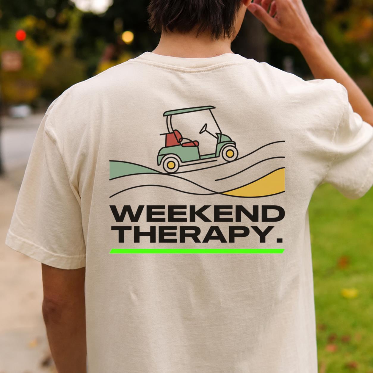Weekend Therapy Golf Cart Tee