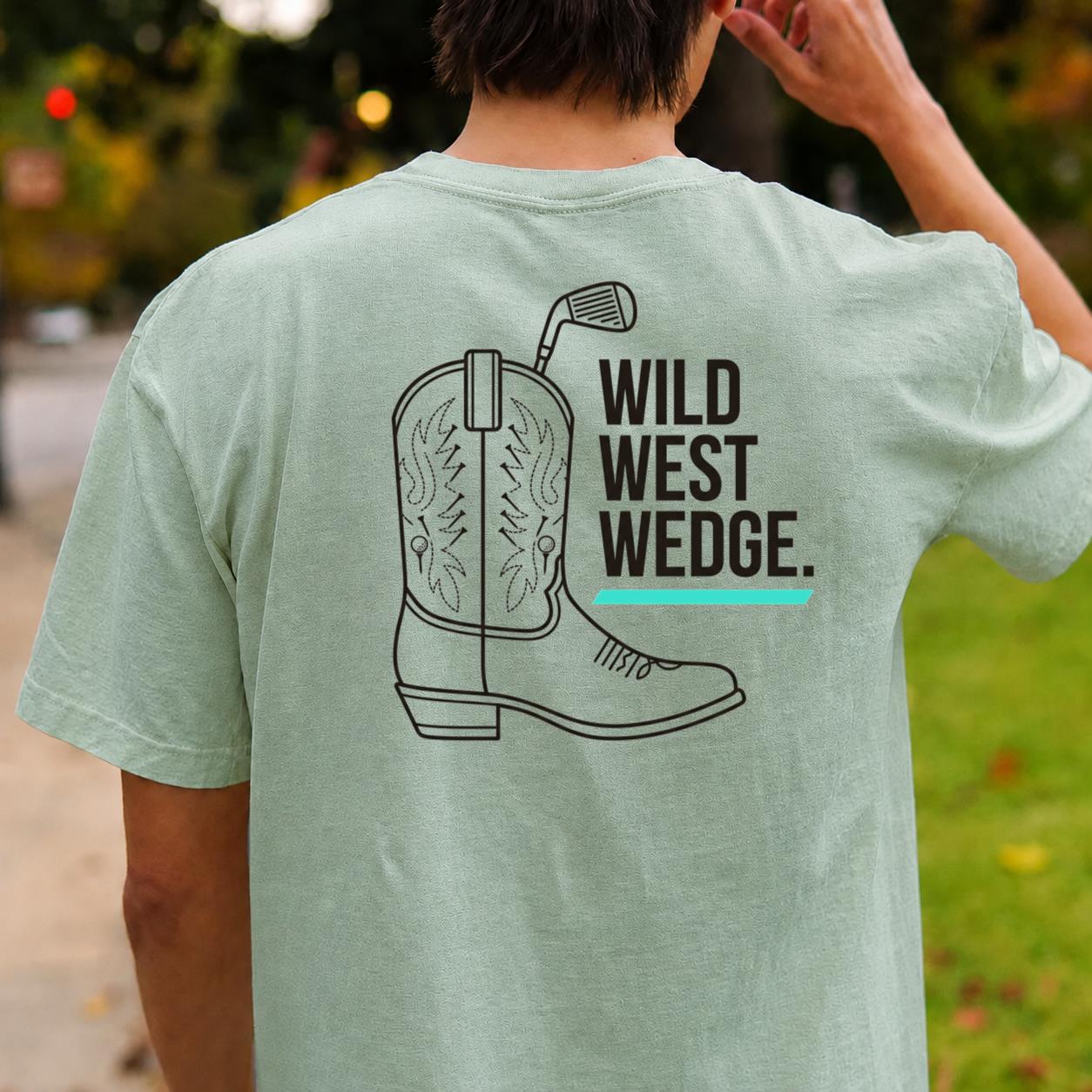 Wild West Wedge Golf Tee