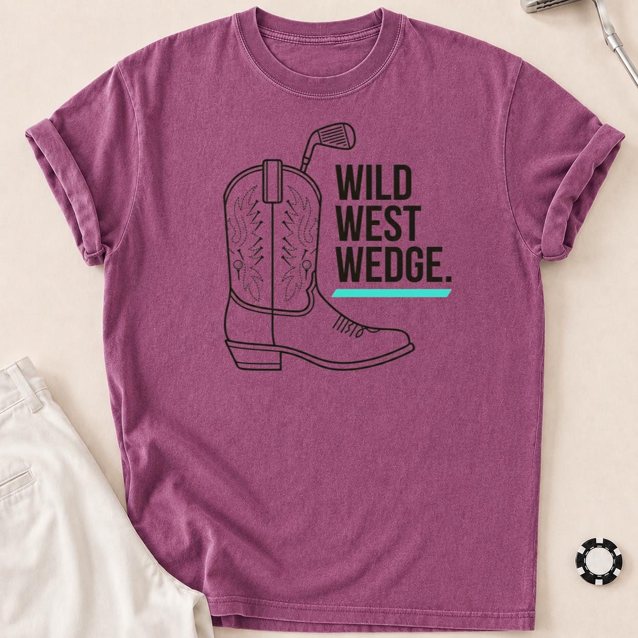 Wild West Wedge Golf Tee