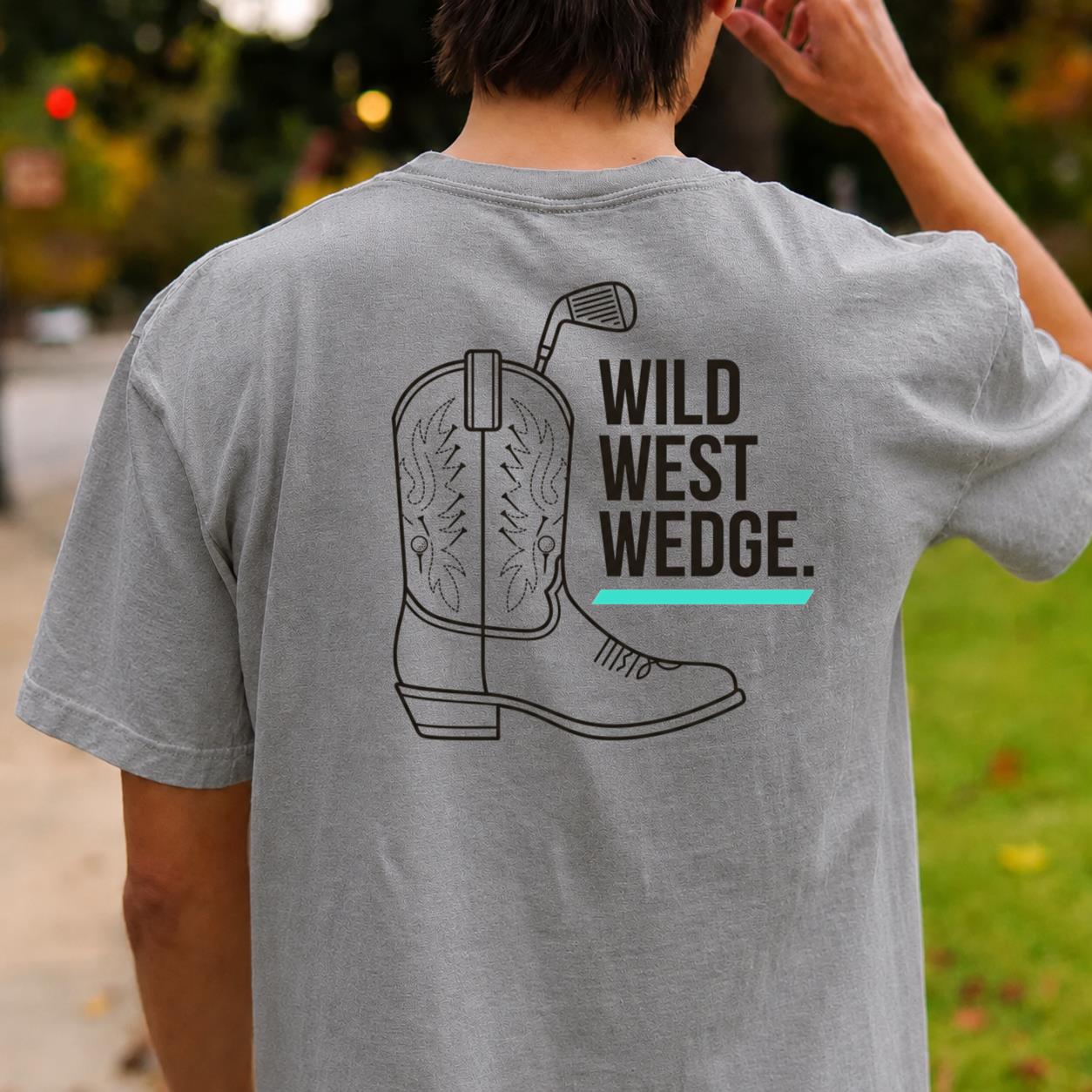 Wild West Wedge Golf Tee