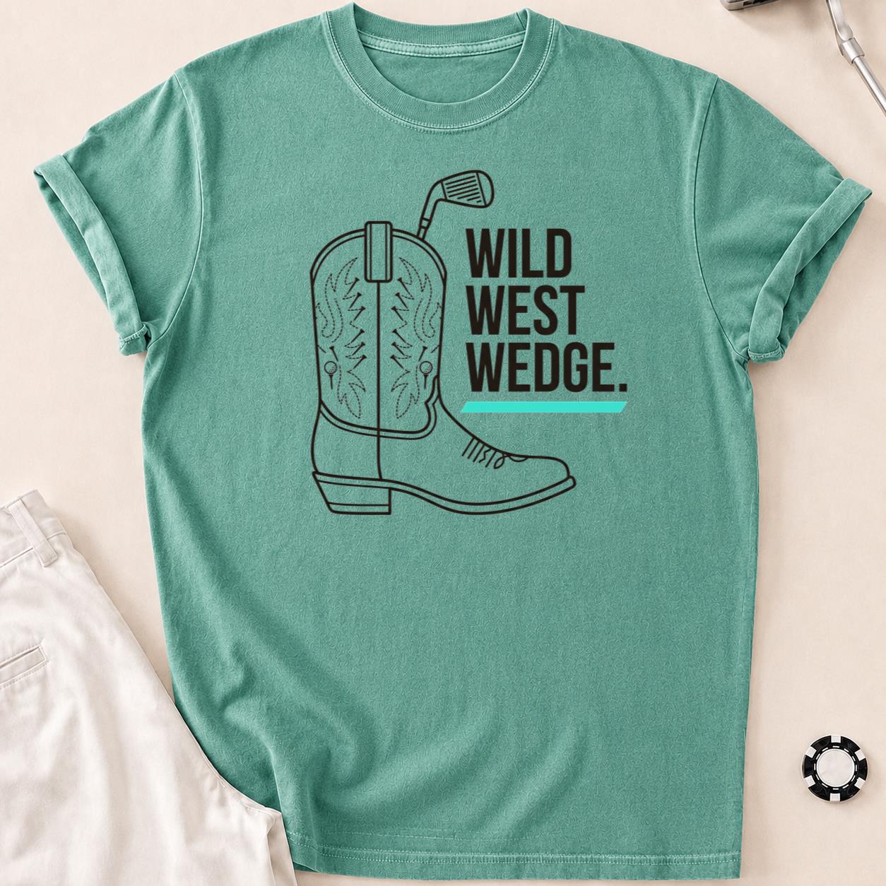 Wild West Wedge Golf Tee