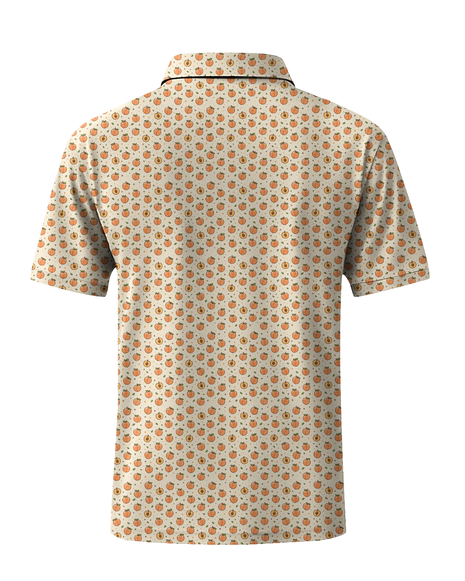 Peach Please Golf Polo